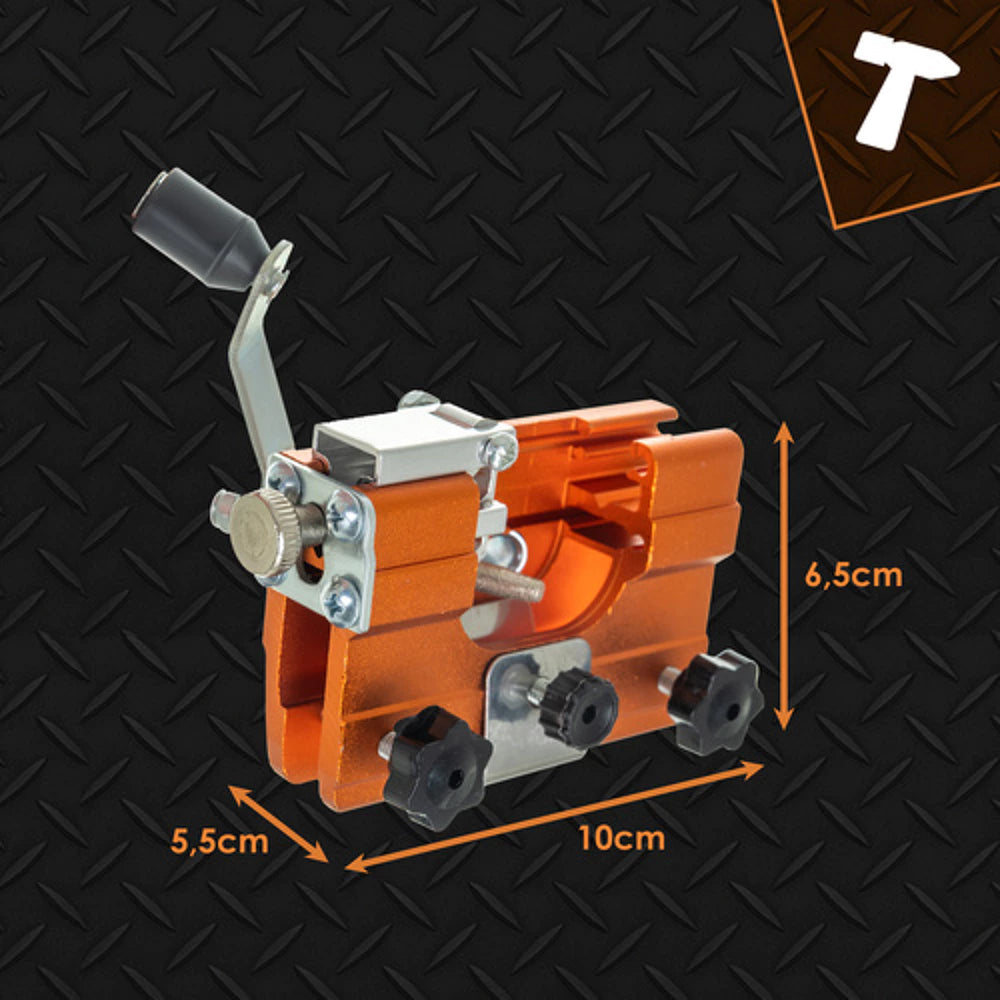 Affûteur Universel de Chaîne de Tronçonneuse - Précision et Mobilité à Portée de Main