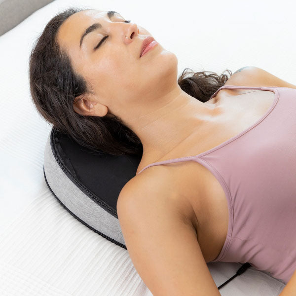 Masseur thermique shiatsu 2-en-1 pour un bien-être total à domicile