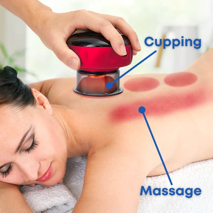 Ventouse Électrique Anti-Cellulite Intelligente avec Chauffage et Luminothérapie