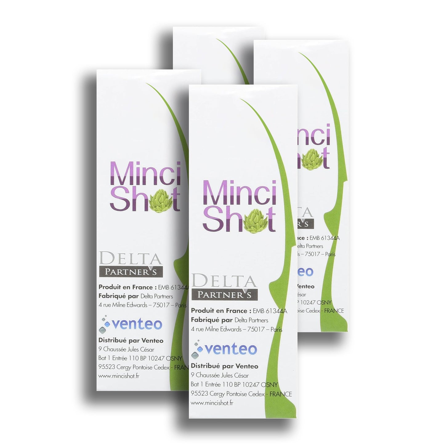 Mincishot - Cure minceur à l’artichaut en lot de 14 compléments alimentaires