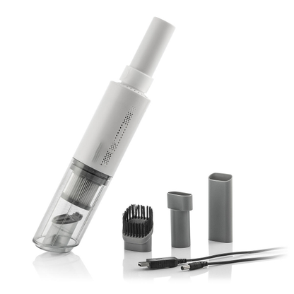 Aspirateur à main rechargeable 3 accessoires – Nettoyage facile et rapide