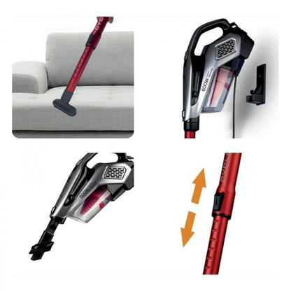 Aspirateur 600W avec support mural intégré - Puissance et élégance pour un nettoyage facile