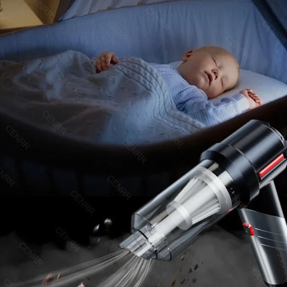 Aspirateur Pliable Ultra-Puissant pour Voiture - Nettoyage Facile en Déplacement