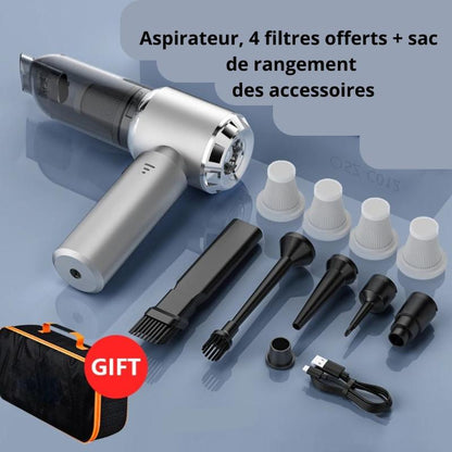 Aspirateur sans fil ultra puissant pour voiture – Nettoyage rapide et facile