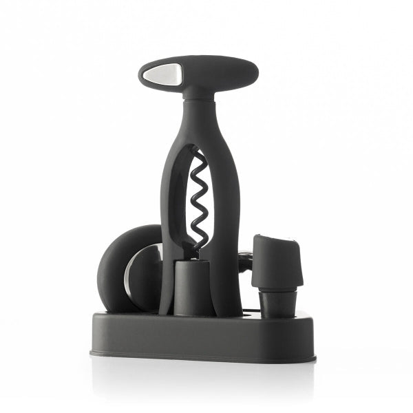 Kit élégant d'accessoires pour vin avec tire-bouchon pratique