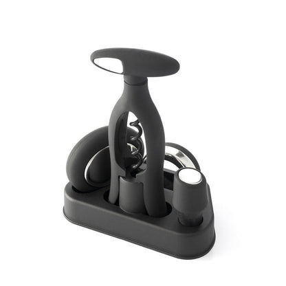 Kit élégant d'accessoires pour vin avec tire-bouchon pratique
