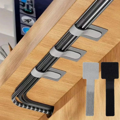 Attaches de câbles auto-adhésives - Lot de 20 pièces pour une organisation parfaite