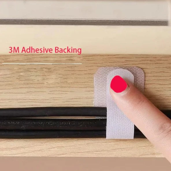 Attaches de câbles auto-adhésives - Lot de 20 pièces pour une organisation parfaite