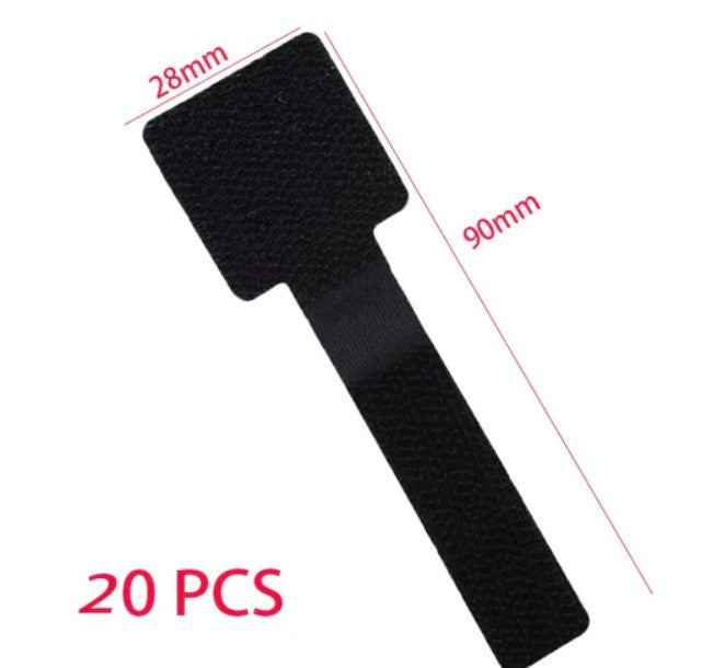 Attaches de câbles auto-adhésives - Lot de 20 pièces pour une organisation parfaite