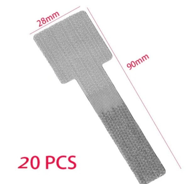 Attaches de câbles auto-adhésives - Lot de 20 pièces pour une organisation parfaite