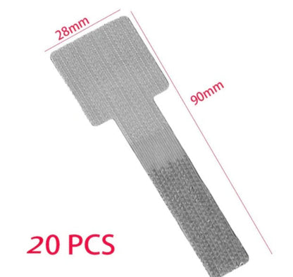 Attaches de câbles auto-adhésives - Lot de 20 pièces pour une organisation parfaite