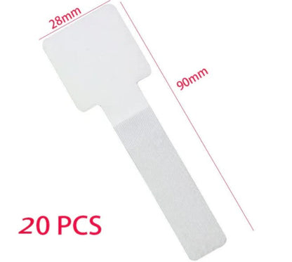 Attaches de câbles auto-adhésives - Lot de 20 pièces pour une organisation parfaite