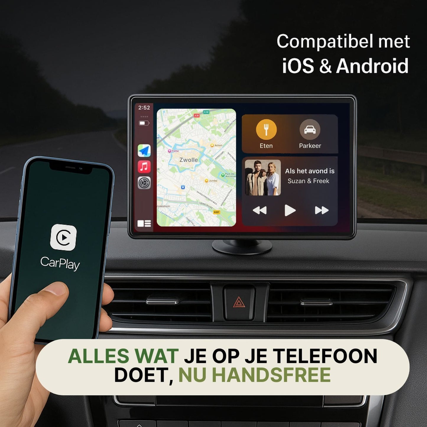 AutoSync Pro – Adaptateur Sans Fil pour Apple CarPlay & Android Auto