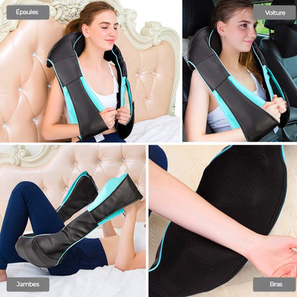 Coussin Massant Shiatsu Chauffant pour un Bien-être Instantané