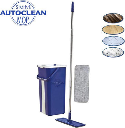 Starlyf Auto Clean Mop - Balai Autonettoyant 2 en 1 avec Tête Rotative 360°
