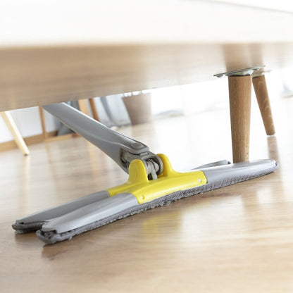 Balai serpillère microfibre auto-essorant avec tête rotative 360°