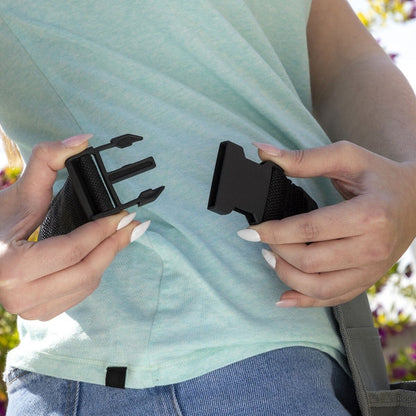 Banc de jardin pliable 3 en 1 avec sac à outils intégré