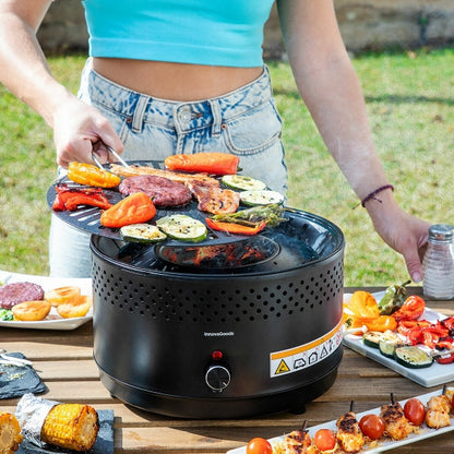 Barbecue Portable Charbon de Bois Sans Fumée - Idéal Pour Tous Vos Repas