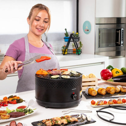 Barbecue Portable Charbon de Bois Sans Fumée - Idéal Pour Tous Vos Repas