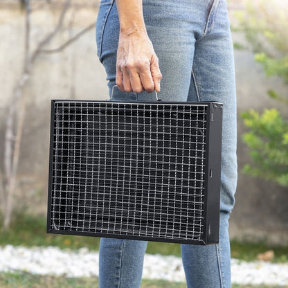 Barbecue pliable portatif à charbon, idéal pour vos grillades en plein air