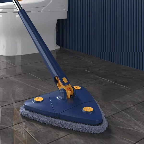 Balai Essoreur Triangulaire Rotatif 360° pour un Nettoyage Facile