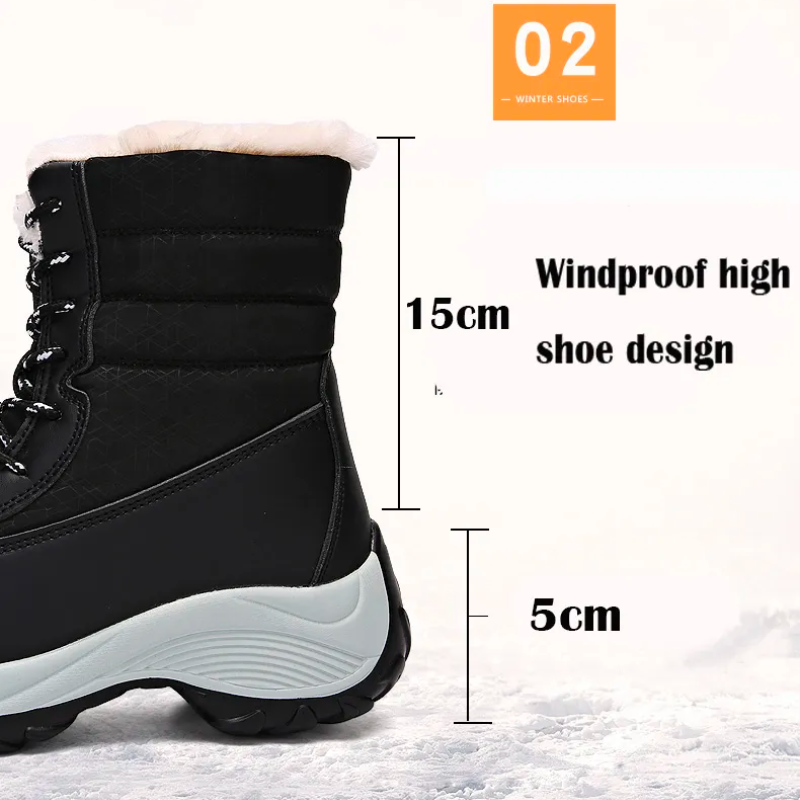 Bottes de neige imperméables et confortables pour un hiver stylé