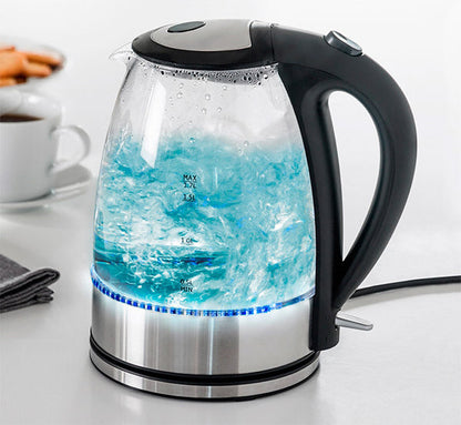 Bouilloire LED Élégante avec Ouverture Automatique et Filtre Anti-Calcaire