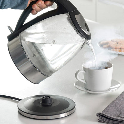 Bouilloire LED Élégante avec Ouverture Automatique et Filtre Anti-Calcaire