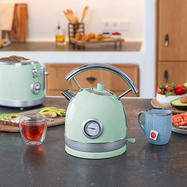 Bouilloire Vintage 2200W - 1,8L au Design Rétro Élégant