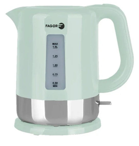 Bouilloire rétro en inox Fagor 2200W - Élégance et performance pour votre cuisine