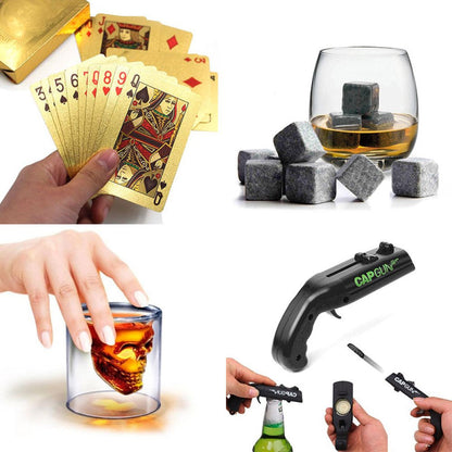 Coffret Élégance Whisky avec Accessoires en Cuir