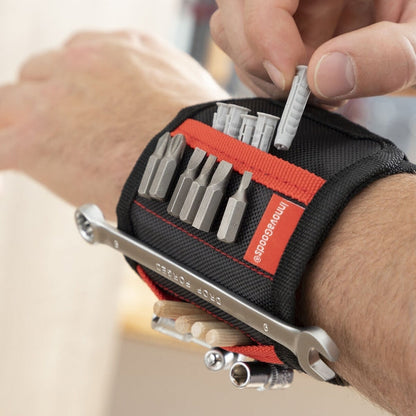 Bracelet Magnétique Multifonctionnel avec 15 Aimants pour Bricolage et Couture