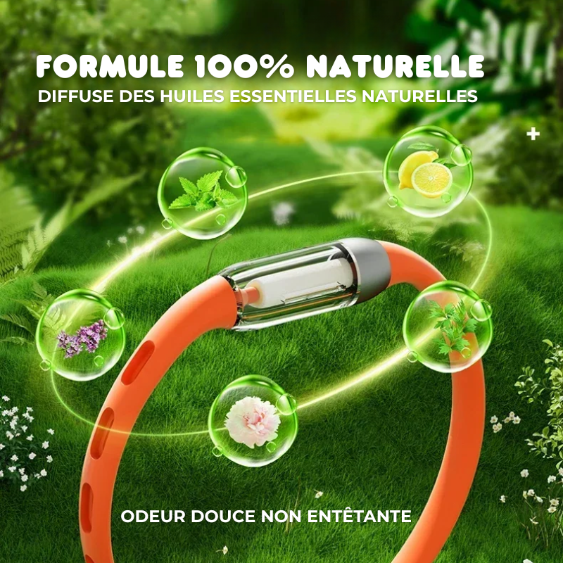Bracelet Anti-Moustiques Réutilisable - 240h de Protection Naturelle