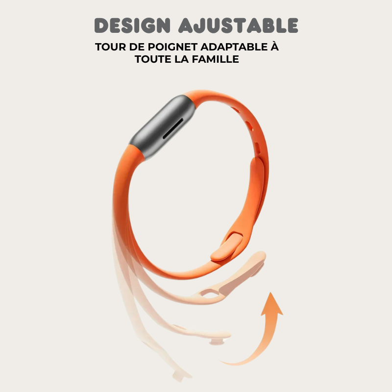 Bracelet Anti-Moustiques Réutilisable - 240h de Protection Naturelle