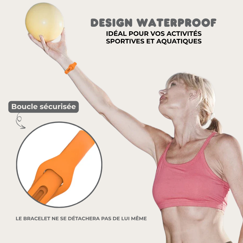 Bracelet Anti-Moustiques Réutilisable - 240h de Protection Naturelle