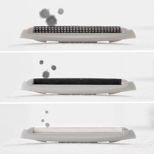 Brosse Anti-Peluche 4 en 1 avec Têtes Interchangeables