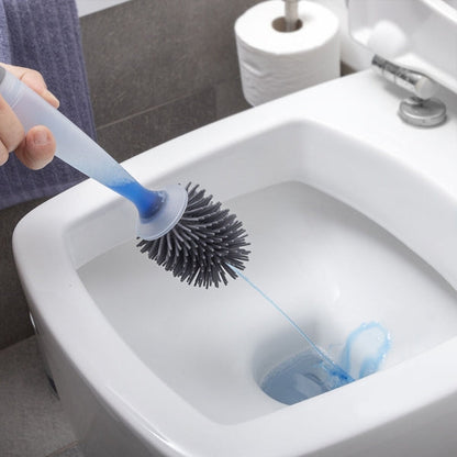 Brosse WC antibactérienne avec distributeur de savon innovant