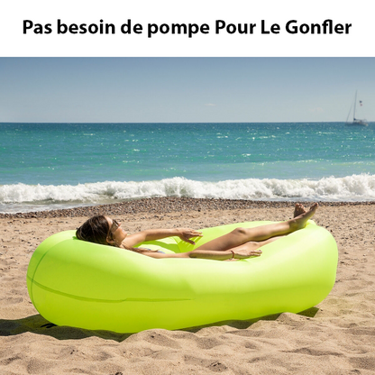 Canapé Gonflable Durable et Élégant pour Détente Instantanée