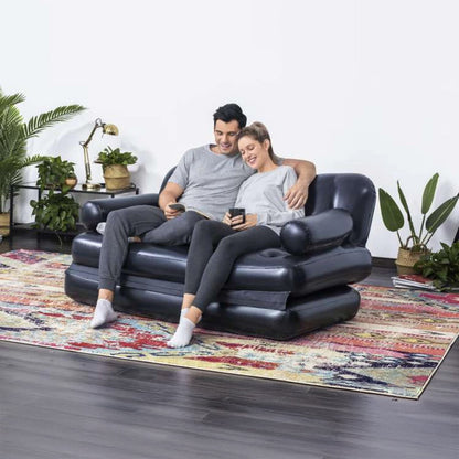 Canapé lit double gonflable ultra pratique pour vos aventures !