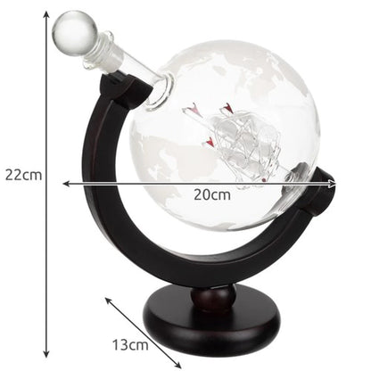 Ensemble Carafe Globe avec 2 Verres à Whisky et Accessoires élégants