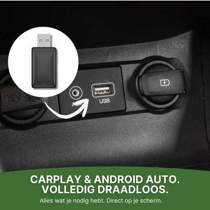 CarVizio 2.0 – Adaptateur sans fil Apple CarPlay & Android Auto для conduite simplifiée