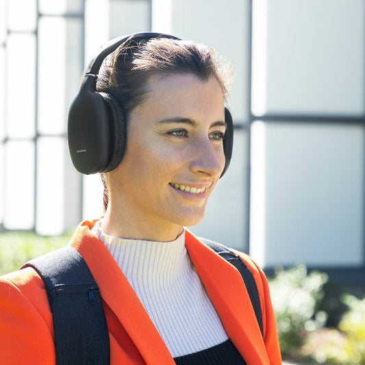 Casque Bluetooth sans fil pliable avec réduction active du bruit