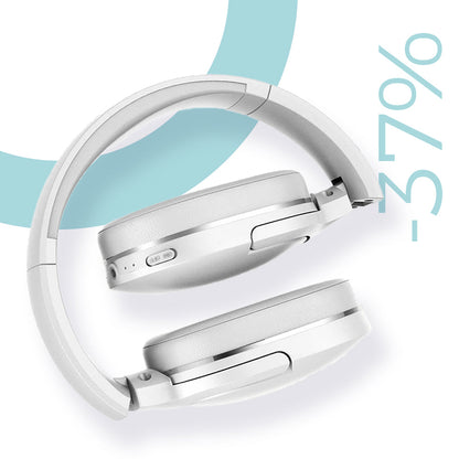 Casque Bluetooth Pliable avec Micro - Son Élevé, Autonomie 40h