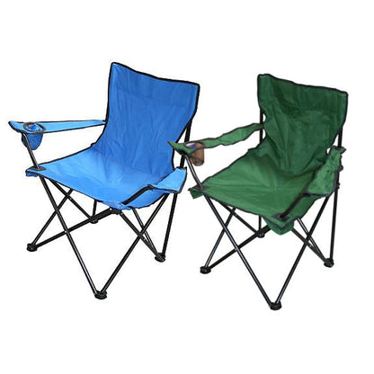 Chaise de camping pliante avec porte gobelet - Confortable et légère !