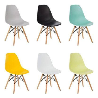 Chaise Scand moderne en bois pour salle à manger