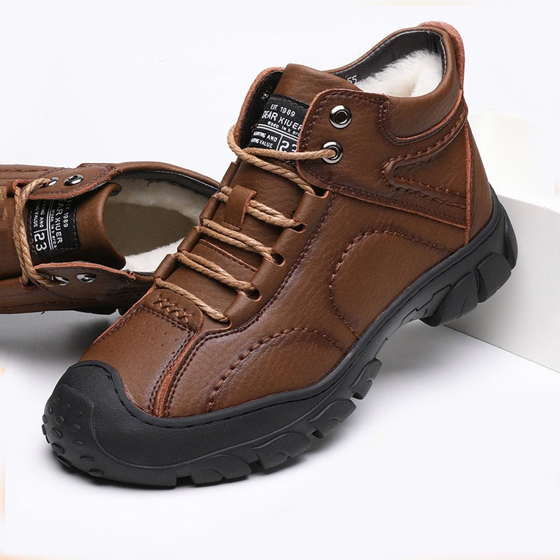 Bottines en cuir pour homme - Style et confort par Peter