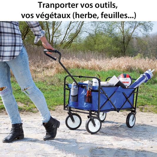 Chariot Pliable Multifonction pour Jardin