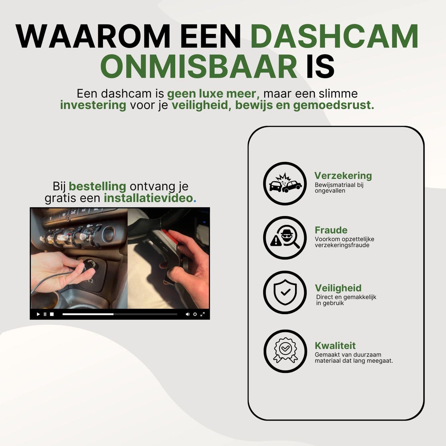 Dashcam ClearView Ultra 1080p Full HD : Sécurité et Clarté à Chaque Trajet