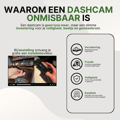 Dashcam ClearView Ultra 1080p Full HD : Sécurité et Clarté à Chaque Trajet