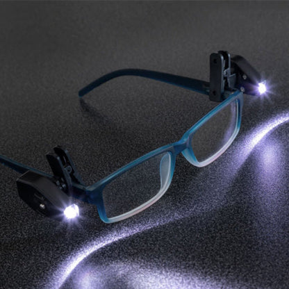 Clips Lumière LED pour Lunettes - Pack de 2
